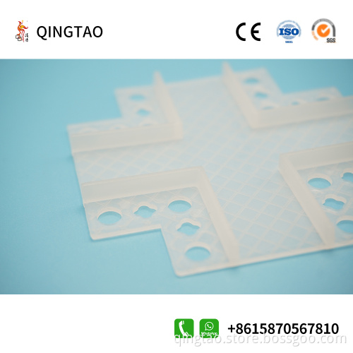 PVC cross recessed corner protectors can be customized